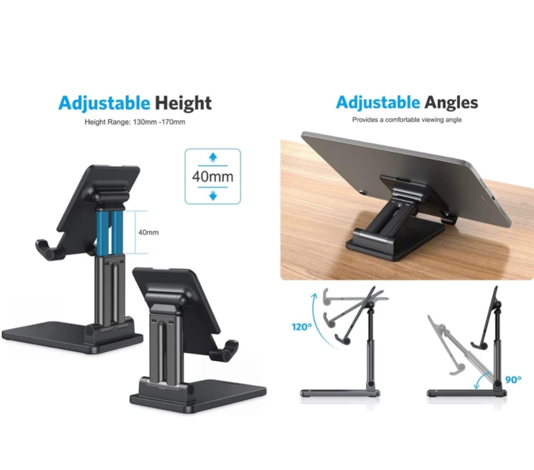 Adjustable ipad, tablet stand for live broadcast/ videocall. - Image 6