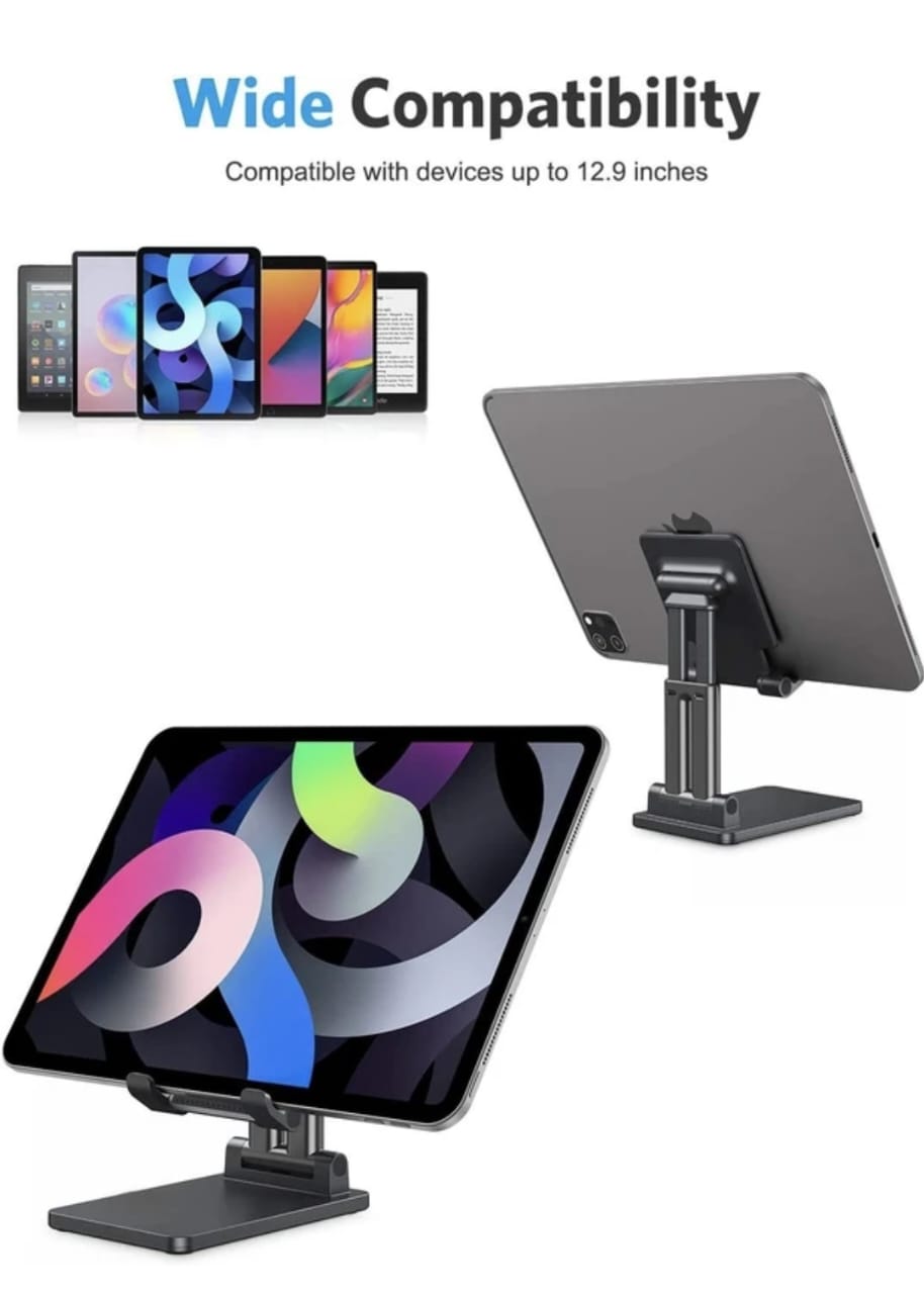 Adjustable ipad, tablet stand for live broadcast/ videocall.