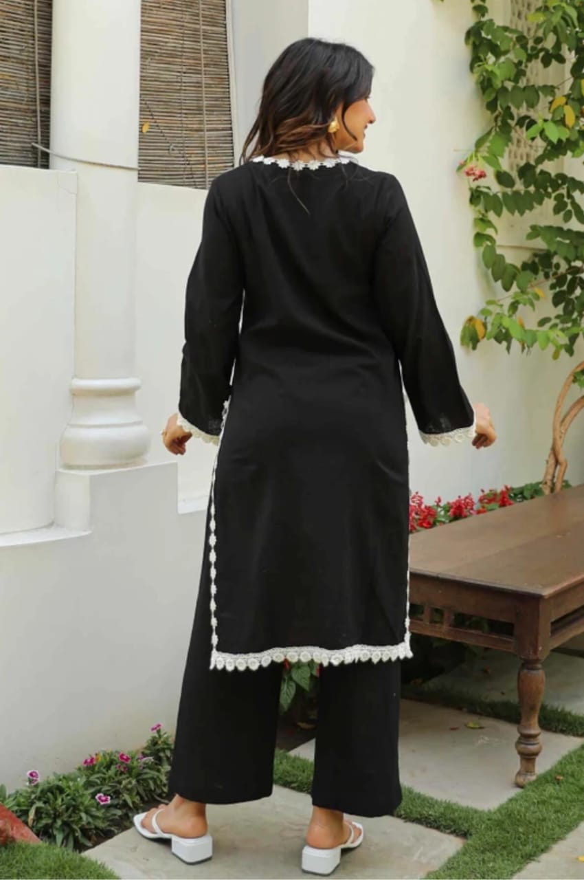 women cotton kurta set - Image 3