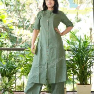 cotton women kurta pent set