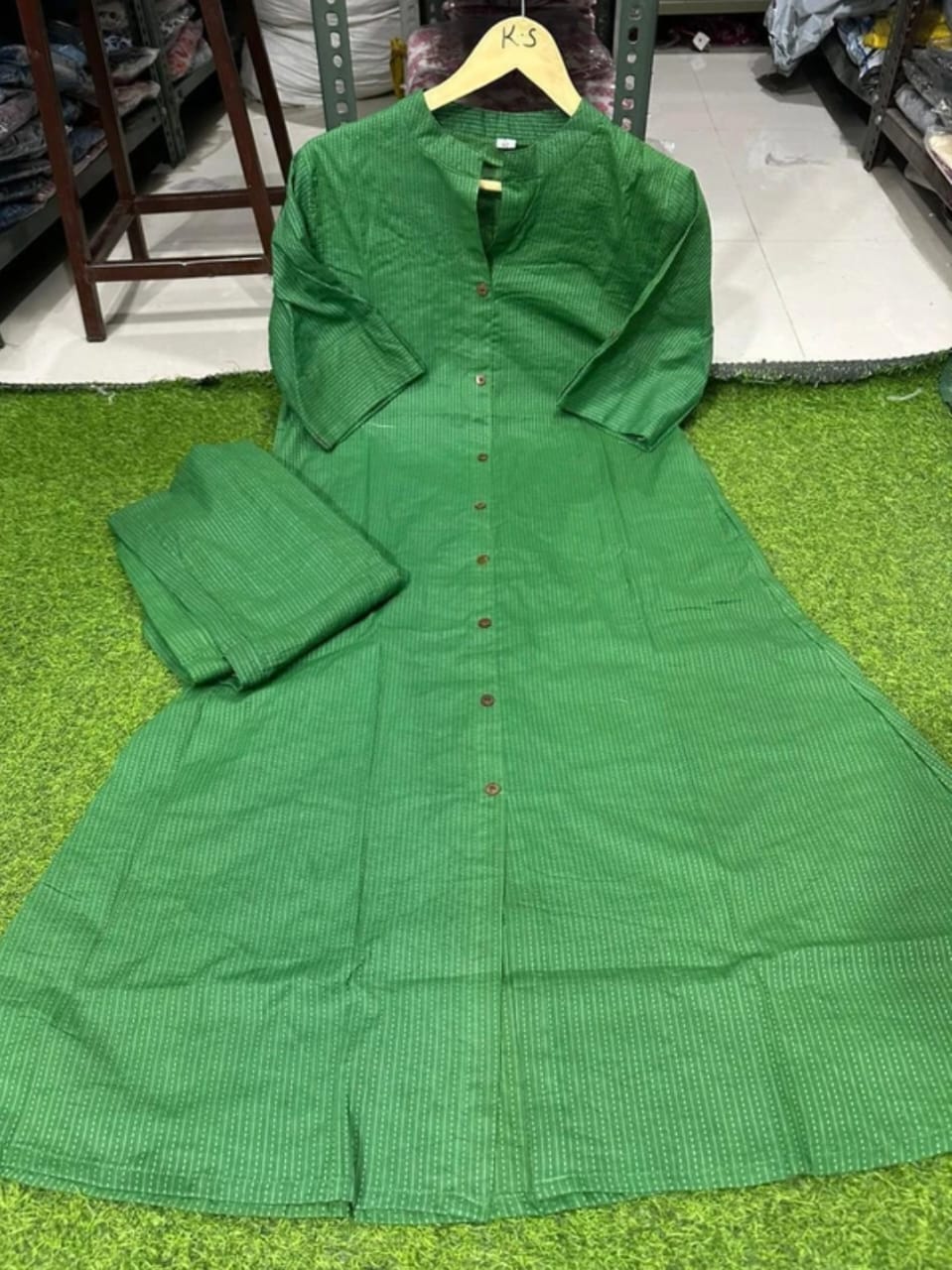 cotton women kurta pent set - Image 5