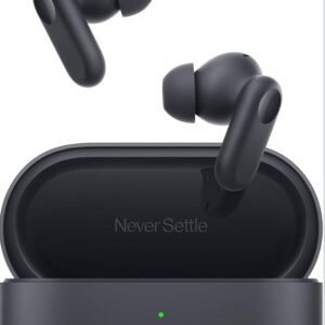 Never Settle Black iconic airbuds