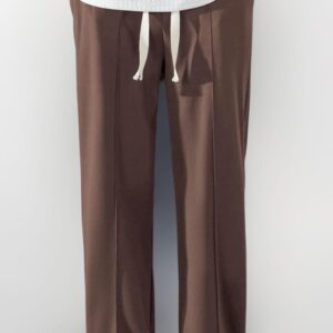 Men’s Relaxed Fit Brown Trousers