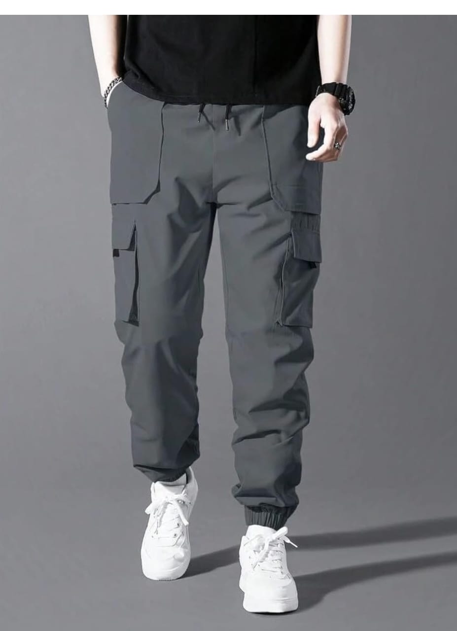 Men’s Grey Cargo Pants